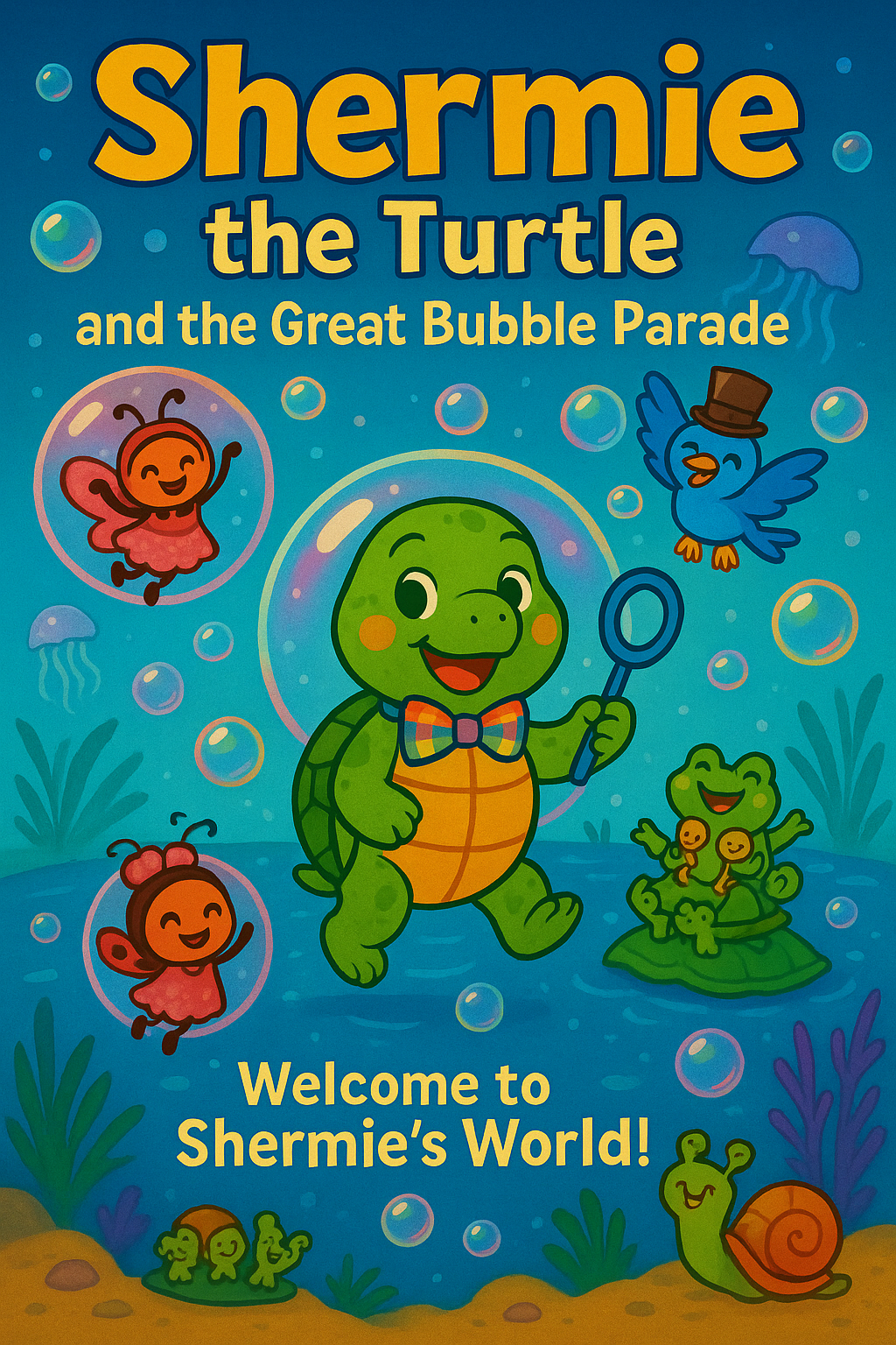Shermie the Turtle and the Great Bubble Parade Kindle Edition