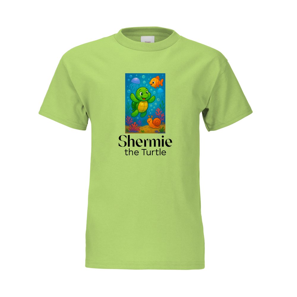 Authentic Youth Short Sleeve T-Shirt – Shermie the Turtle Edition