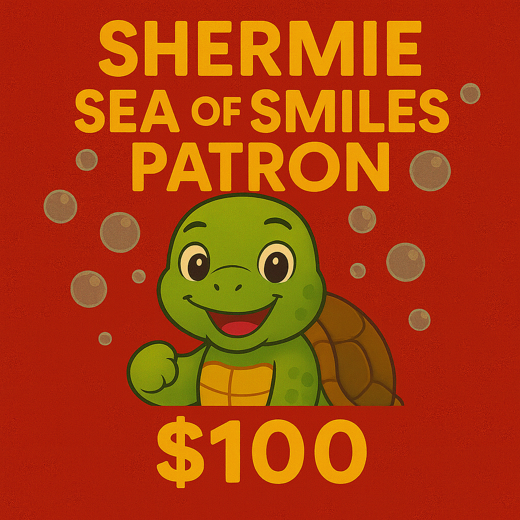🌟 $100 — Become a Sea of Smiles Patron Sponsor