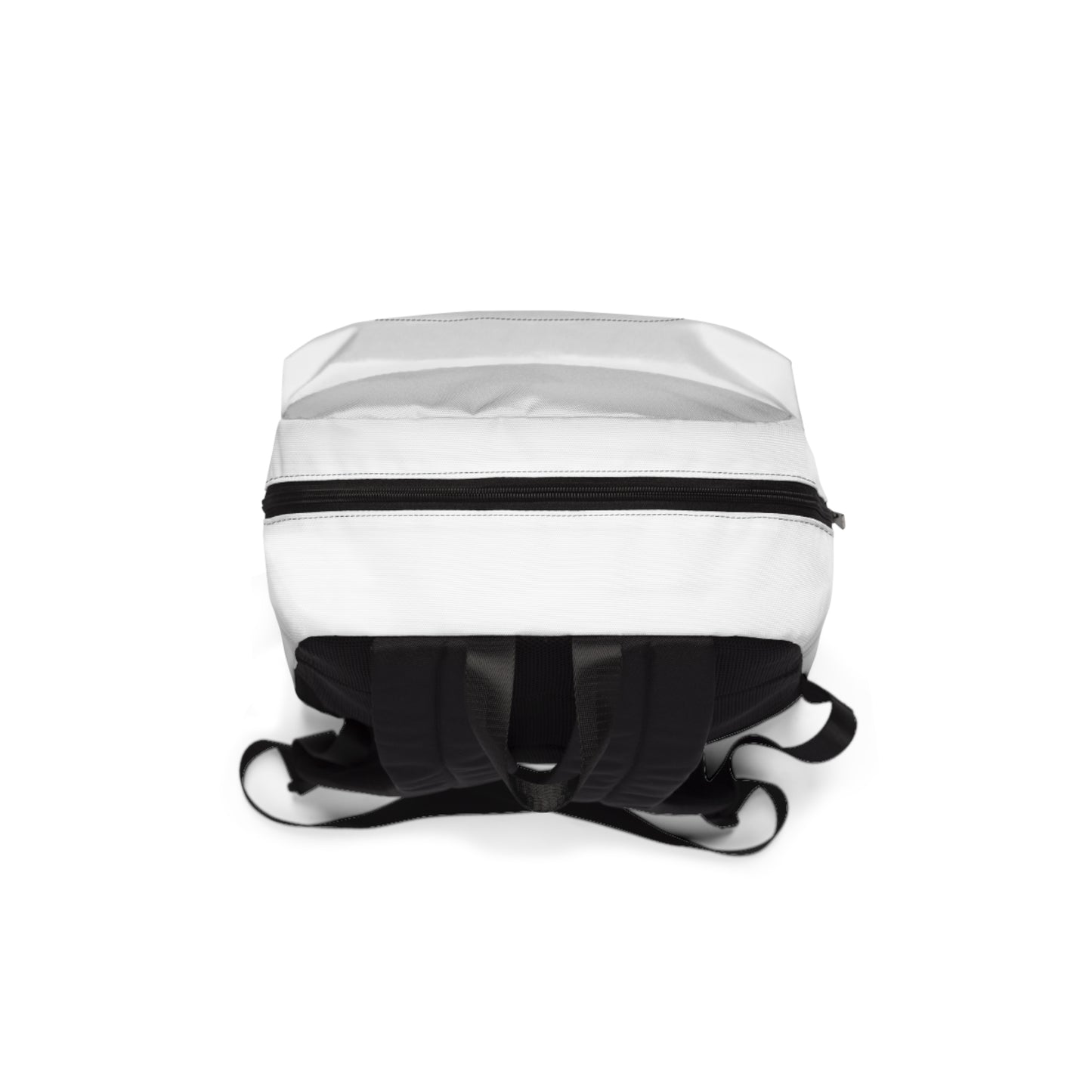 Personalized 'SHERMIE' Backpack – White Classic School & Travel Bag