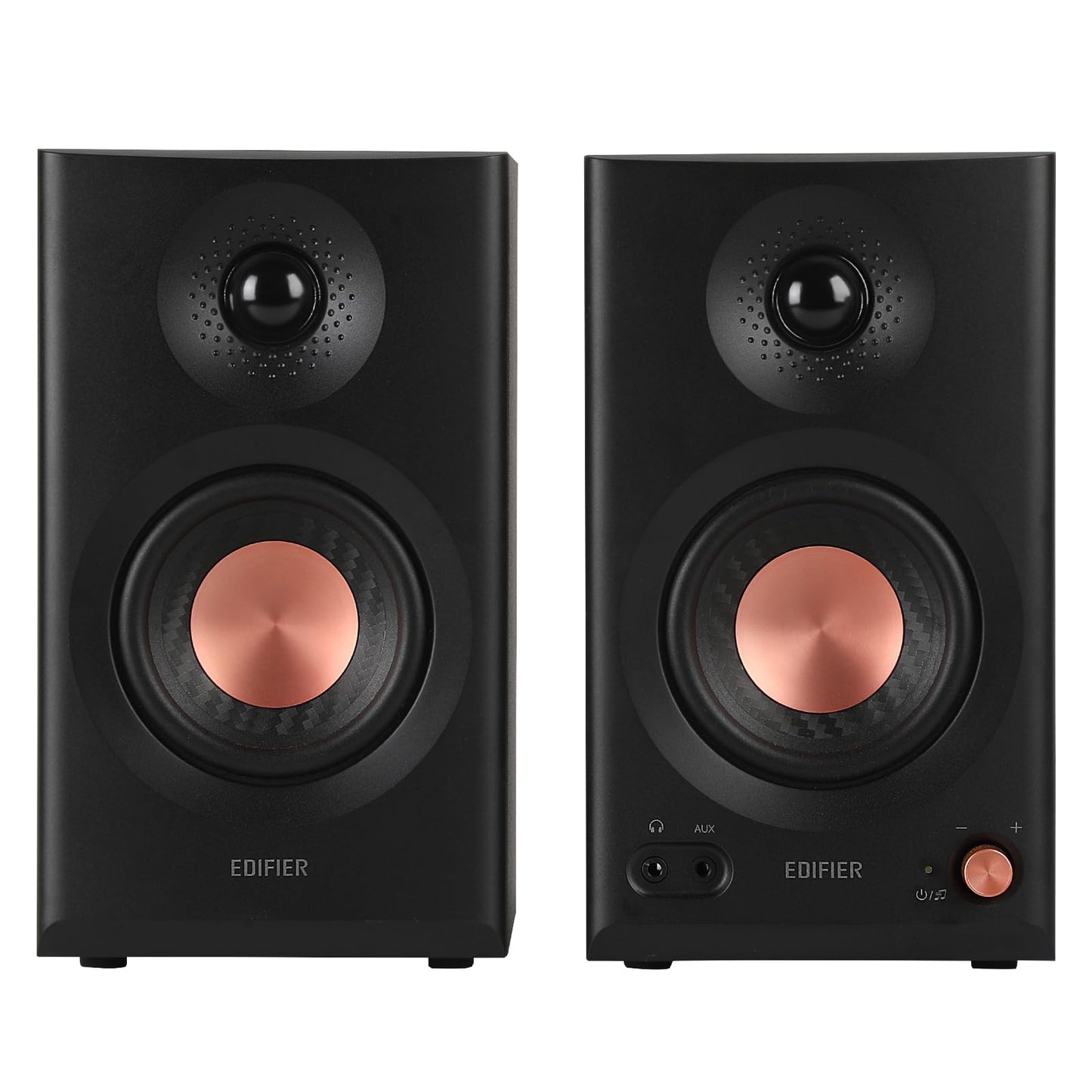 Edifier you MR4 Powered Studio Monitor Speakers, 4" Active Near-Field Monitor Speaker - White (Pair)