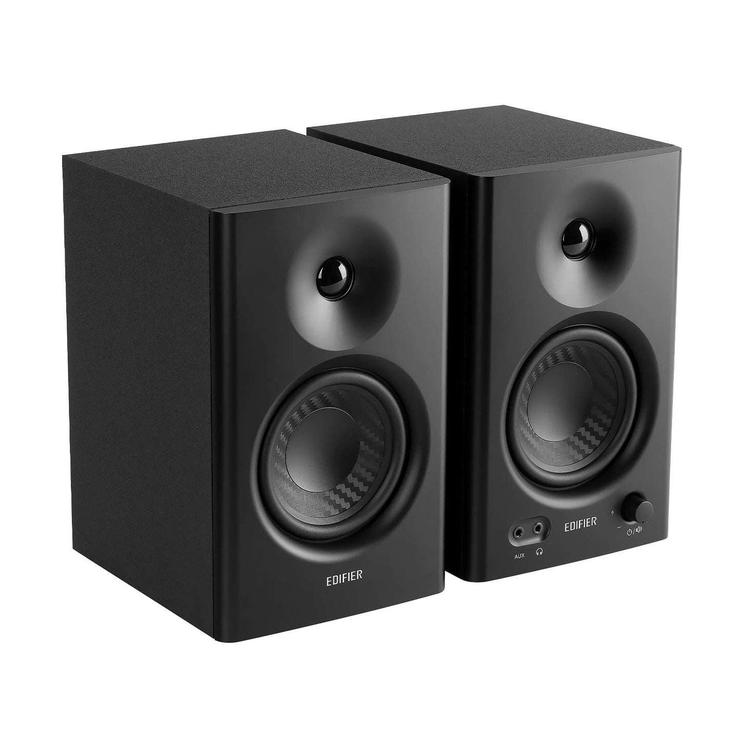 Edifier you MR4 Powered Studio Monitor Speakers, 4" Active Near-Field Monitor Speaker - White (Pair)