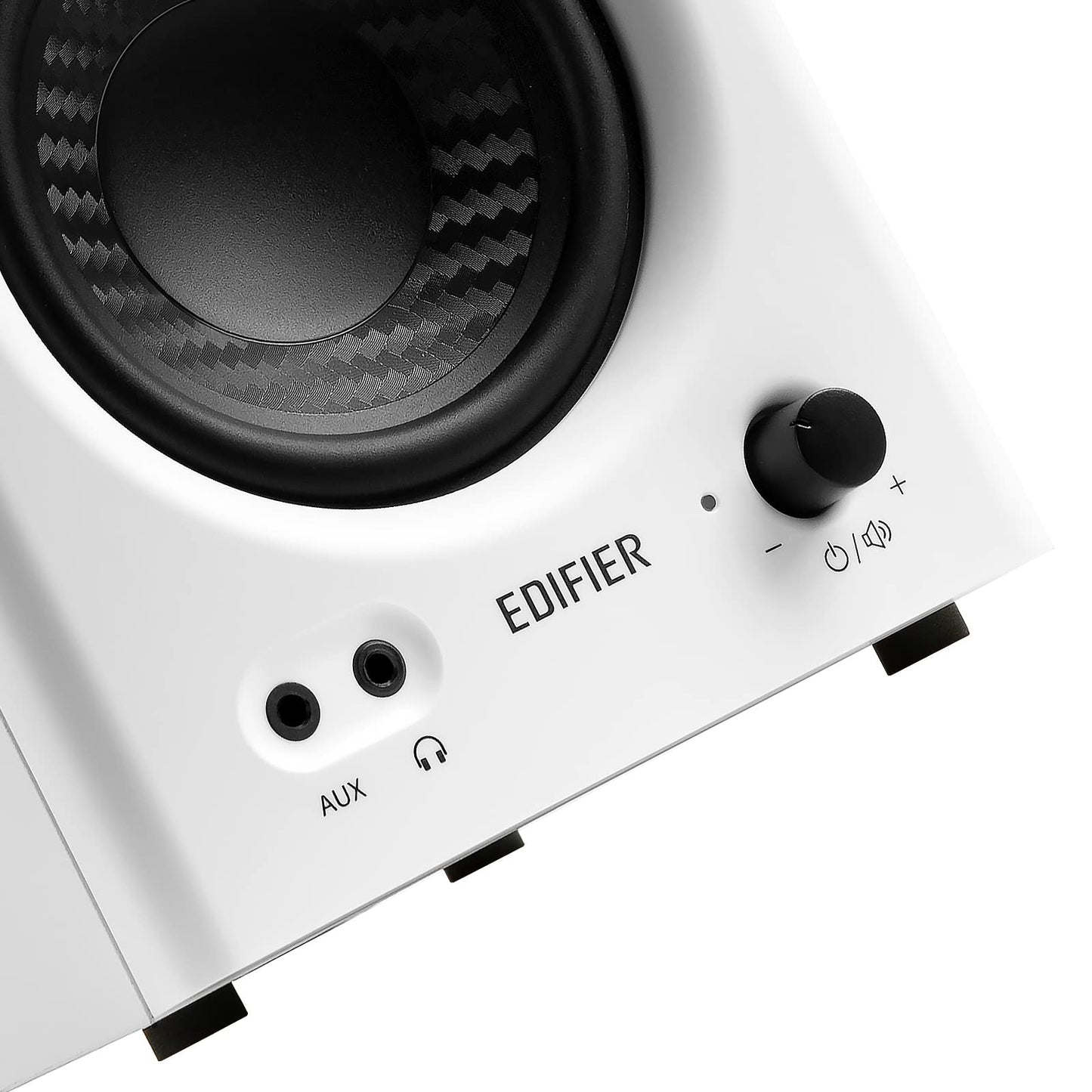 Edifier you MR4 Powered Studio Monitor Speakers, 4" Active Near-Field Monitor Speaker - White (Pair)