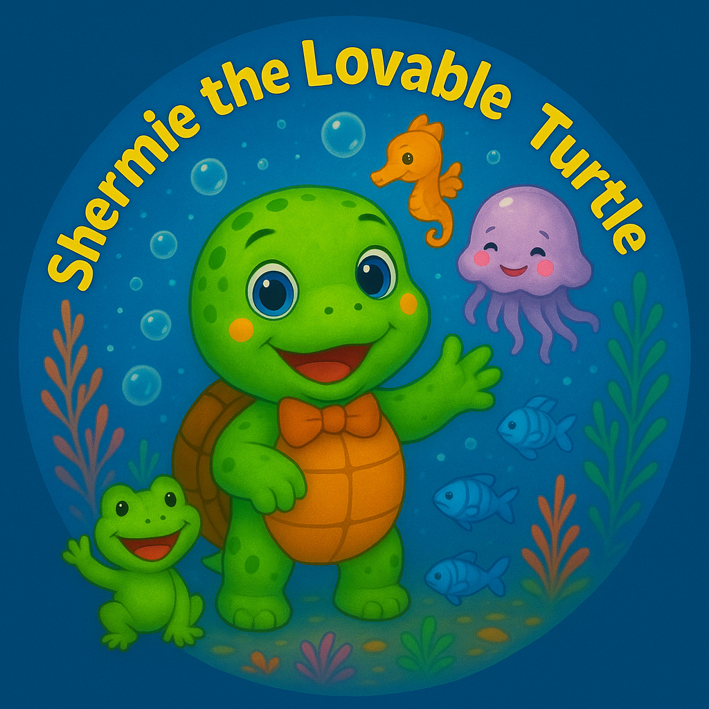 Shermie the Lovable Turtle Custom Baby T-Shirt