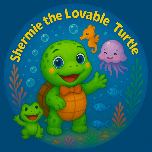 Shermie the Lovable Turtle Custom Baby T-Shirt