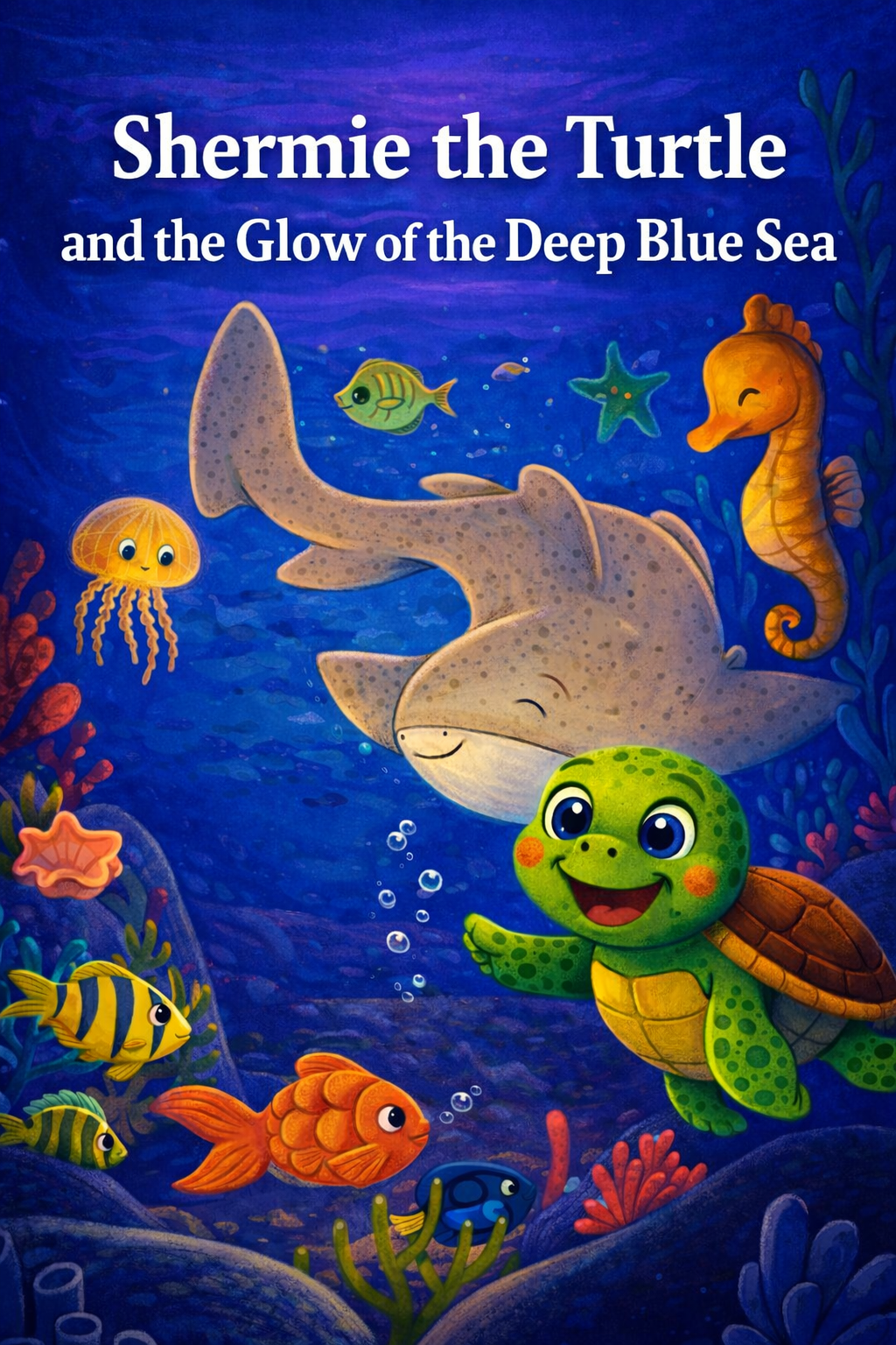 Shermie the Turtle and the Glow of the Deep Blue Sea