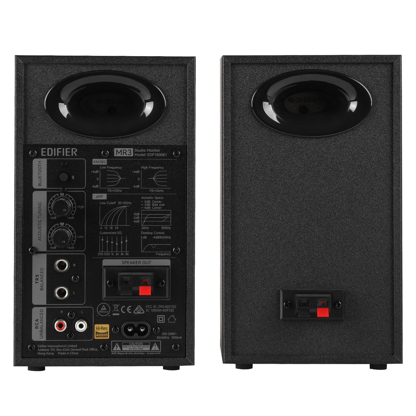 Edifier you MR4 Powered Studio Monitor Speakers, 4" Active Near-Field Monitor Speaker - White (Pair)