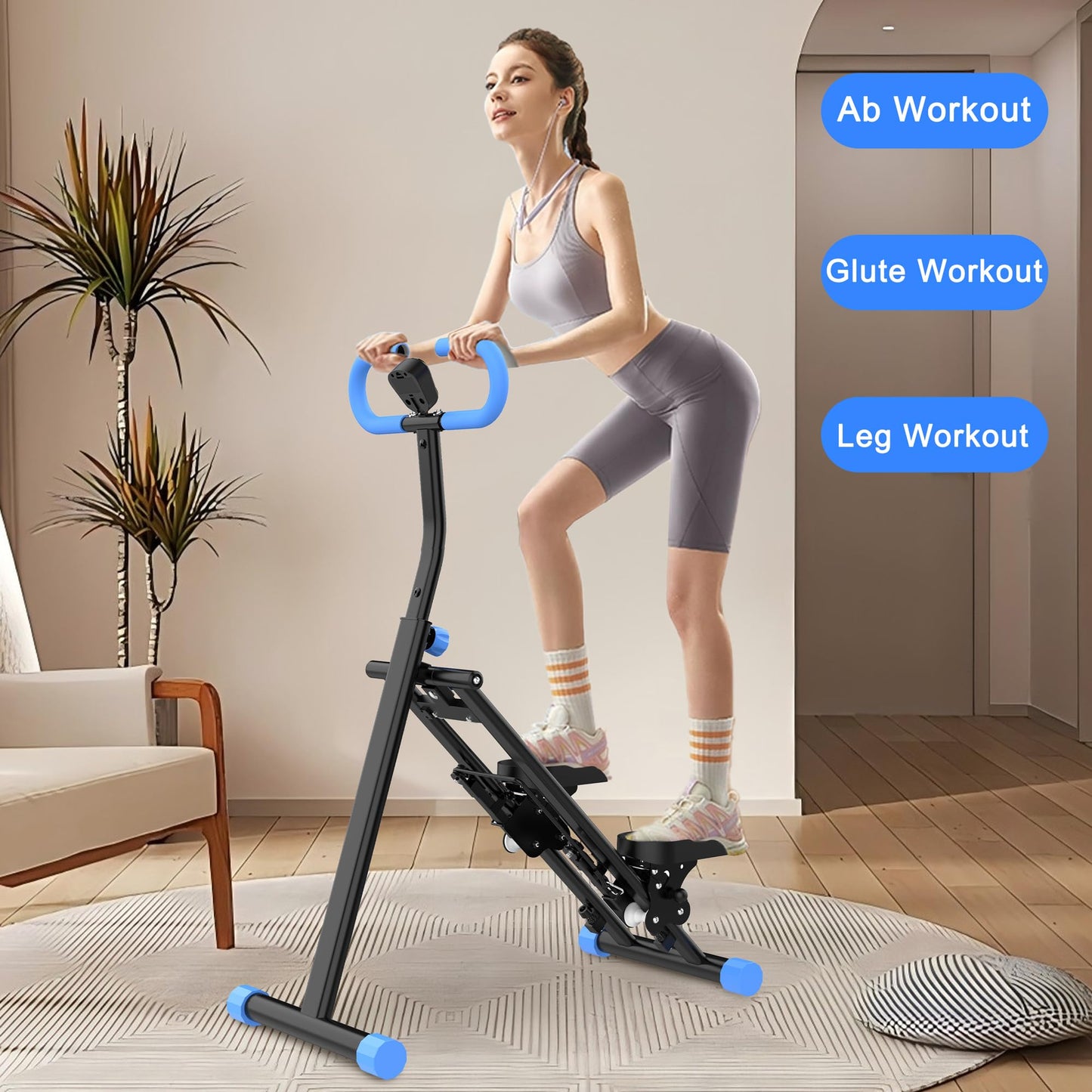 Stair Stepper for Home,Vertical Climber Workout Machine,Stair Stepper with Handlebar for Full-Body Exercise Stair Stepper with Stable Frame Adjustable Handlebar