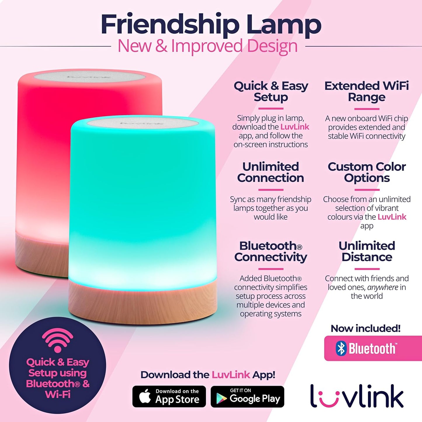 Friendship Lamps by LuvLink