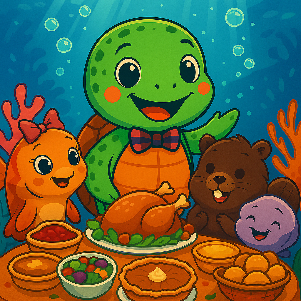Shermie and Friends The Great Thanksgiving Feast Beneath the Sea